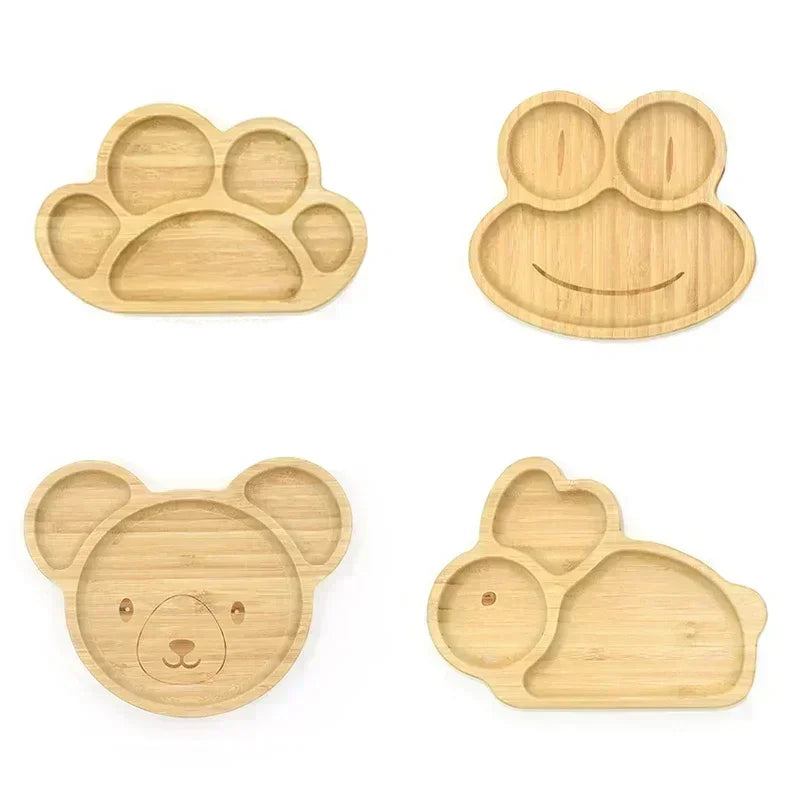 Baby Wooden Dinner Plate | Oliver & Company Montessori Toys