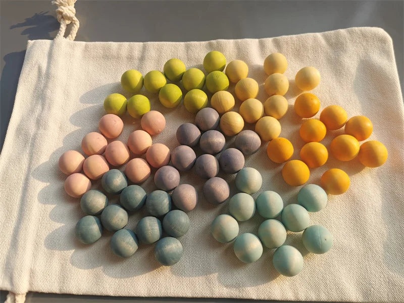 Music Sounding Trees and Marble Run with Balls | Oliver & Company Montessori Toys