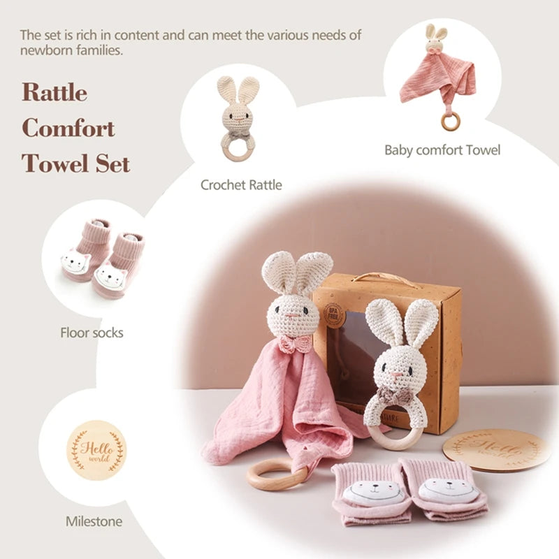 Comfort Towel Baby Gift Set | Oliver & Company Montessori Toys