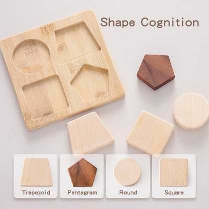 Montessori Baby Wooden Shape Puzzle