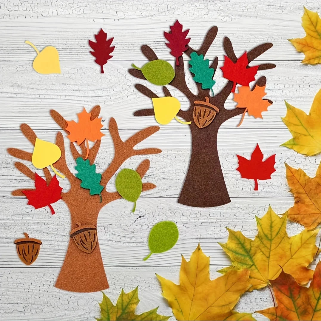 Felt Tree Craft Kit for Kids – Montessori DIY Art Activity – Oliver & Company
