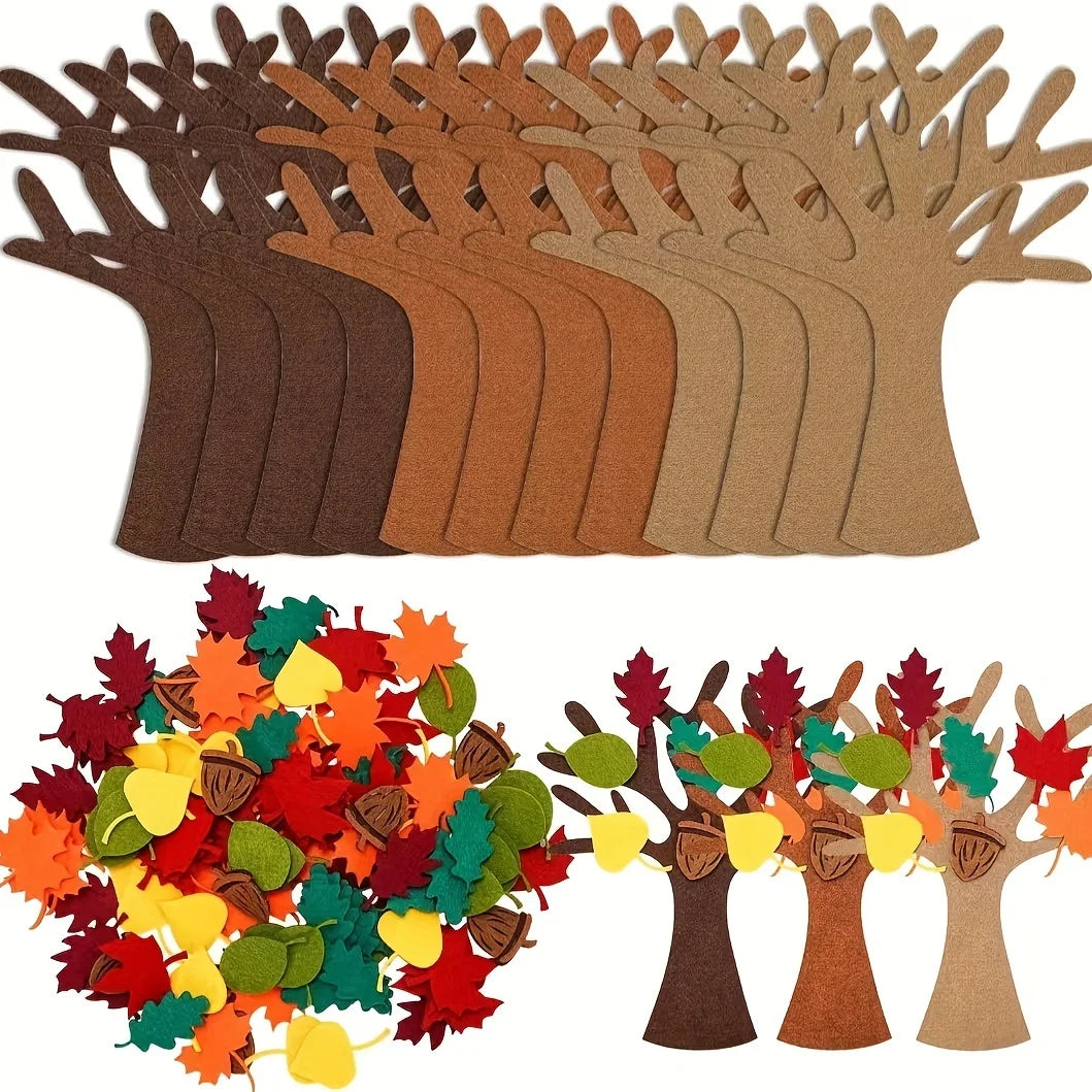 Felt Tree Craft Kit for Kids – Montessori DIY Art Activity – Oliver & Company