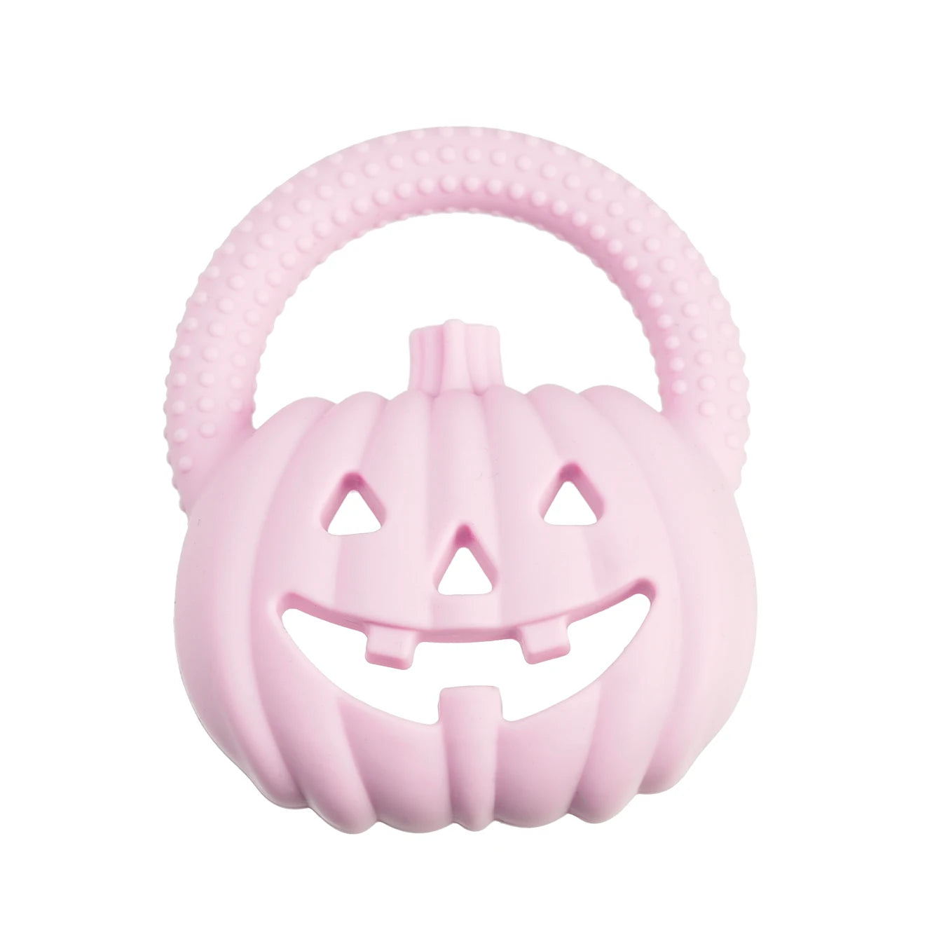 Pumpkin Silicone Teether | Oliver and Company Montessori Toys