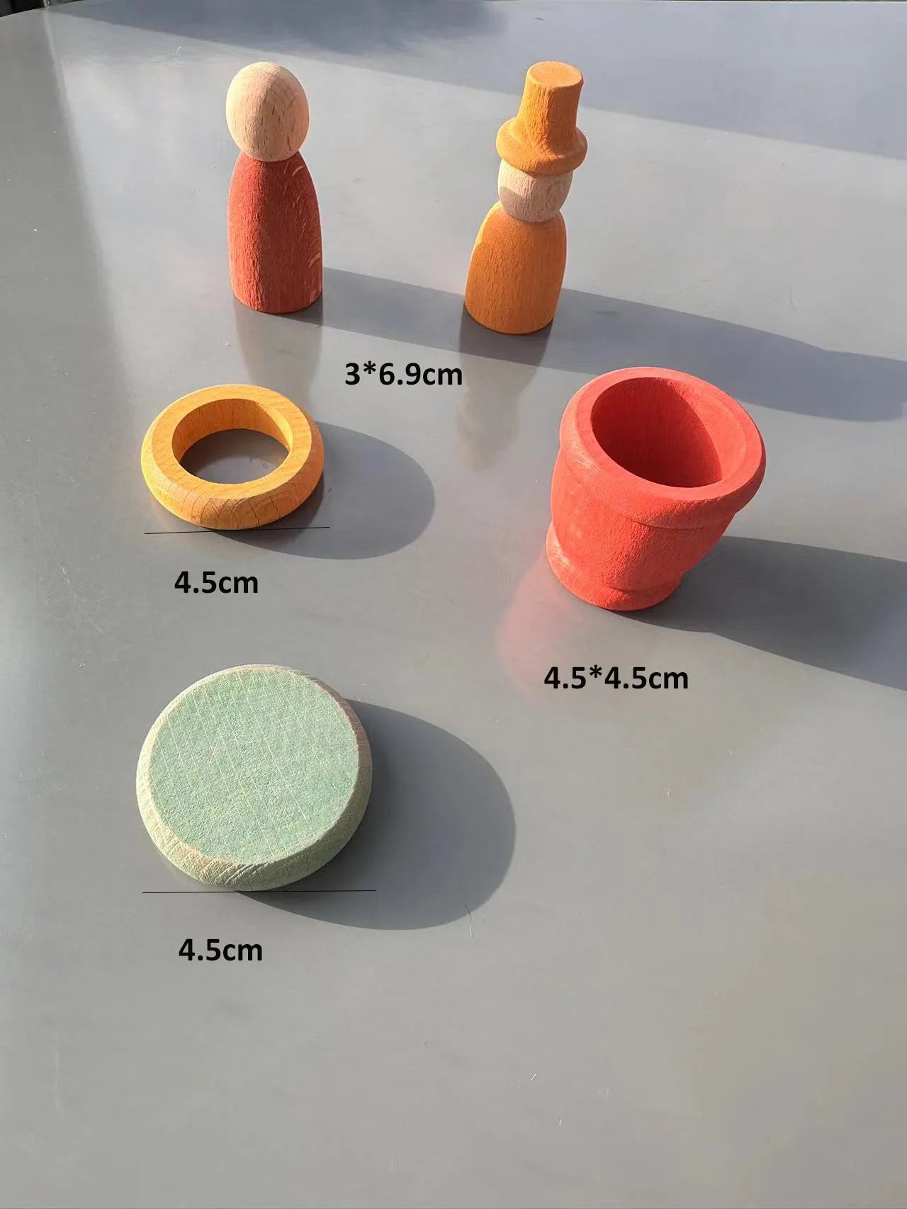 Rainbow Loose Parts Sorting Set
