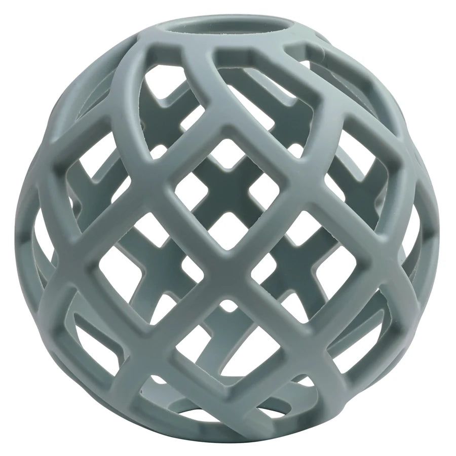 Sage silicone lattice teether ball