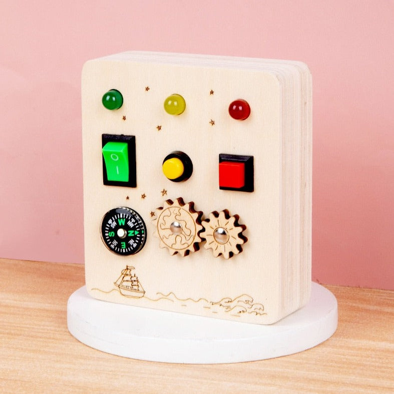 Montessori Electronic Busy Boards with LED Lights