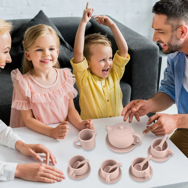Silicone Tea Party Set for Kids | Oliver Montessori Toys