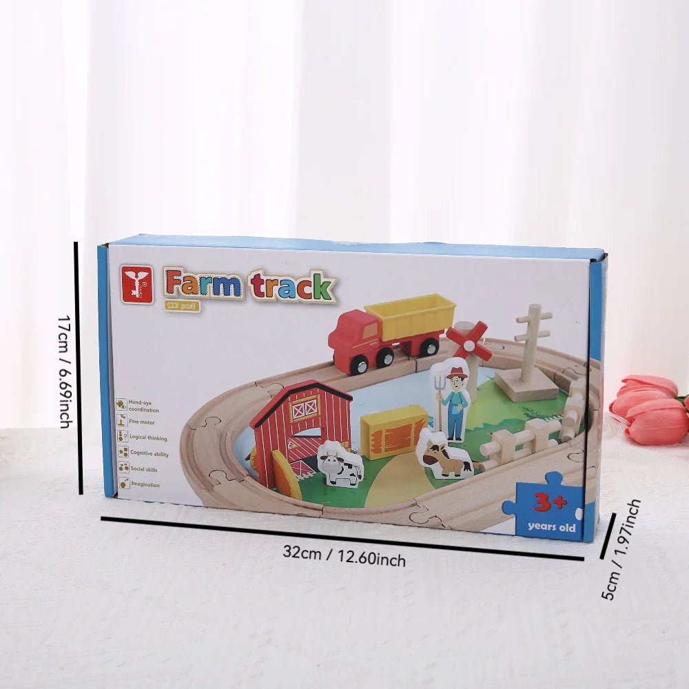 Farm Train Track Set