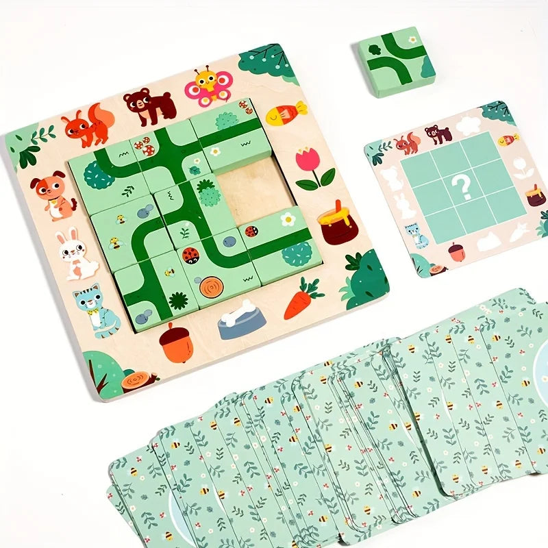 Wayfinding Puzzle for Kids – Montessori Logic Thinking Toy