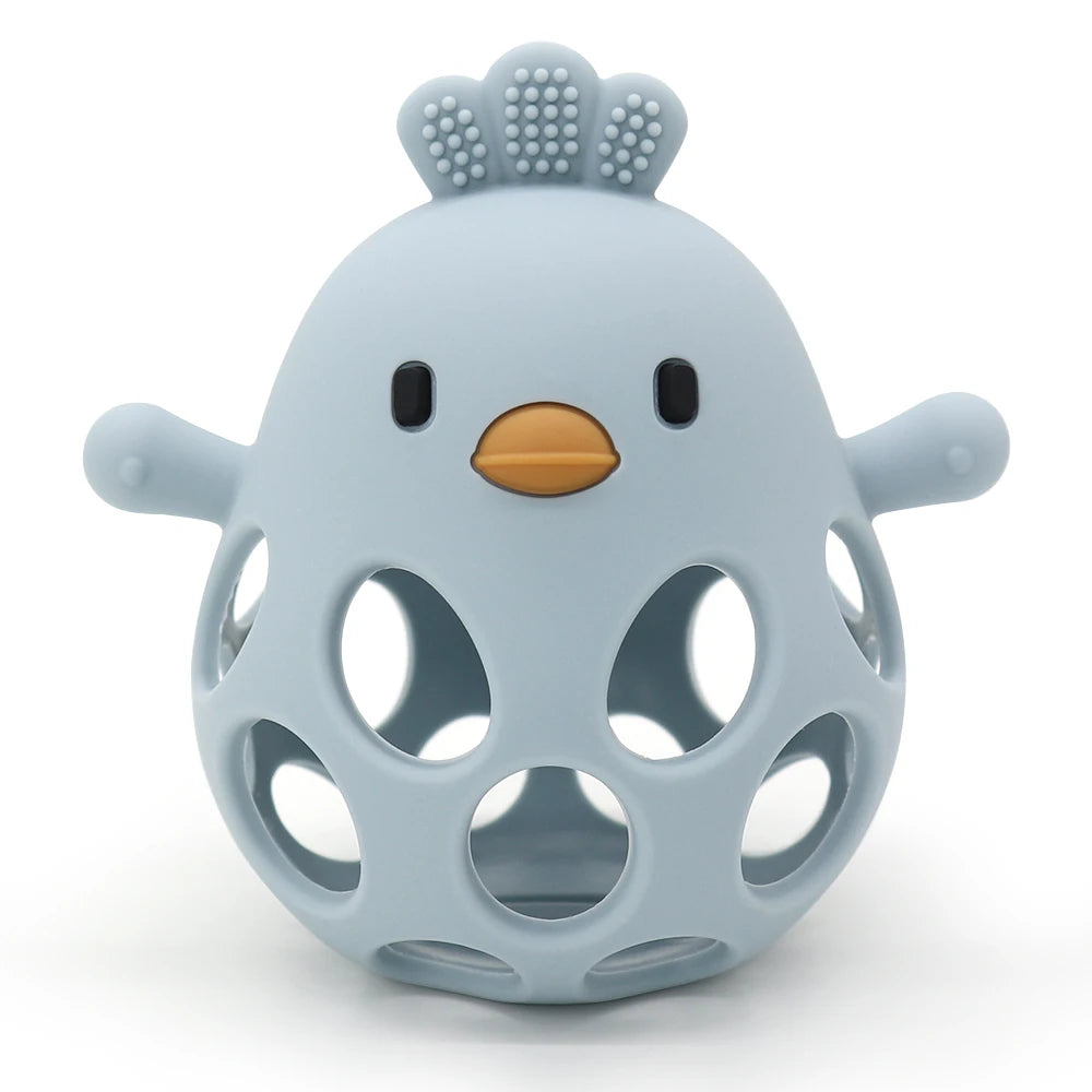 Oliver & Company Cartoon Chicken Teething Toy