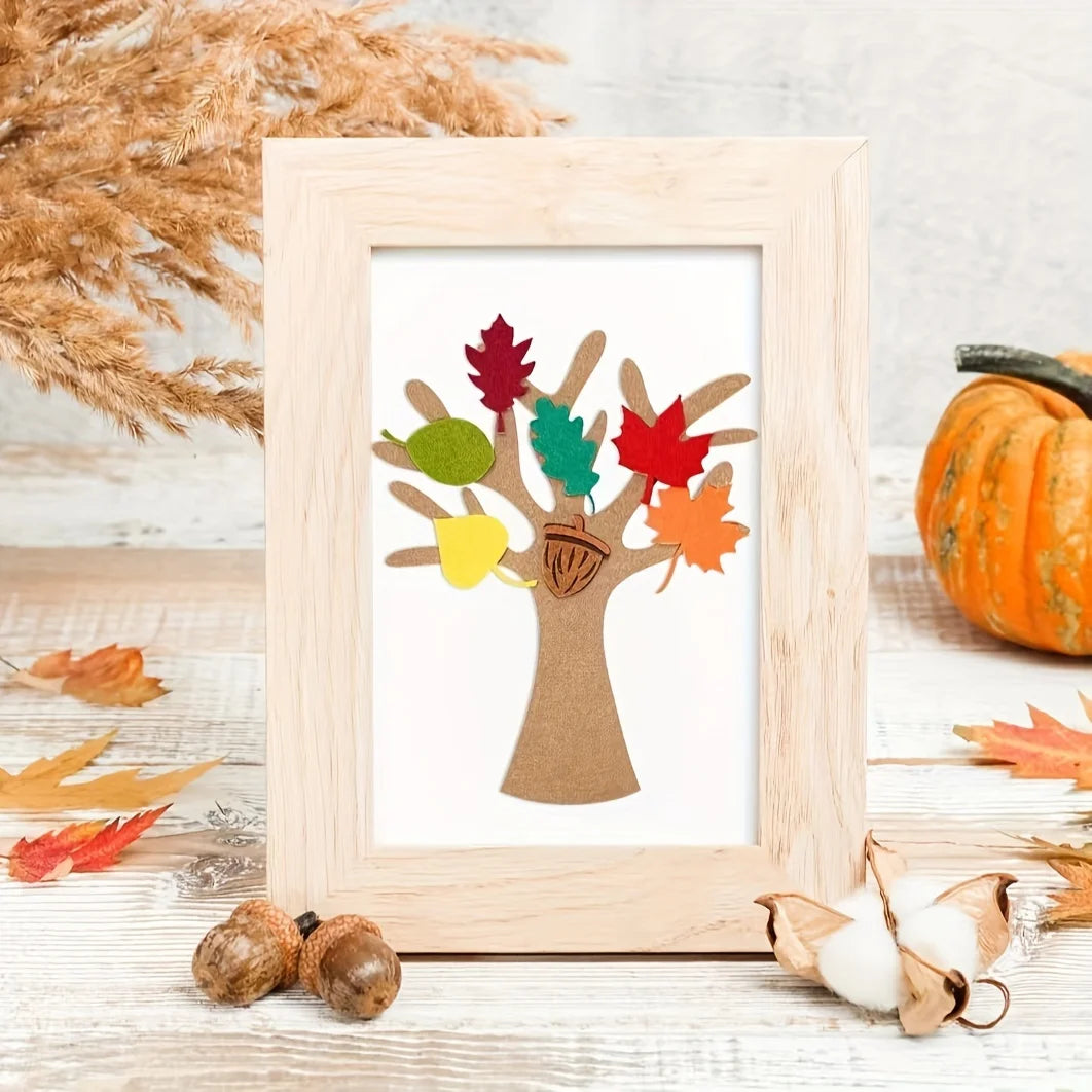 Felt Tree Craft Kit for Kids – Montessori DIY Art Activity – Oliver & Company