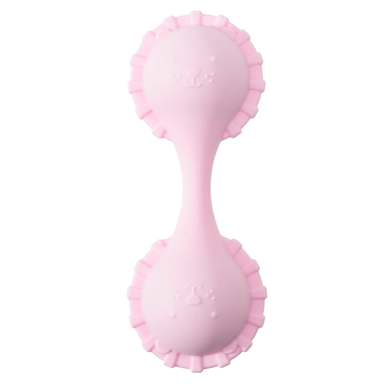 Silicone Cat Teether Rattle | BPA-Free Baby Teething Toy 0-12M | Oliver & Company Montessori Toys