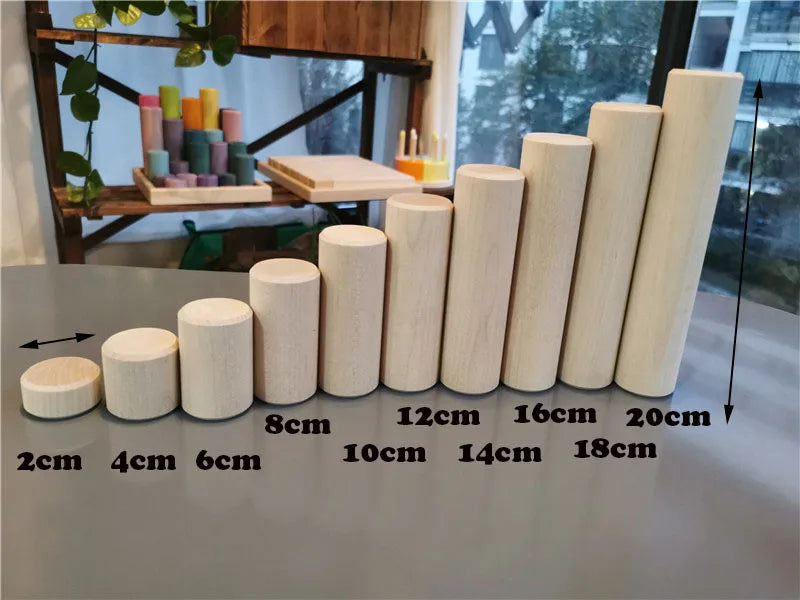 Wooden Building Rollers & Stacking Cylinders