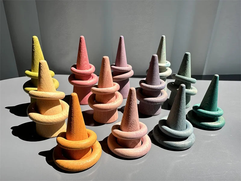 Wooden Building Rollers & Stacking Cylinders