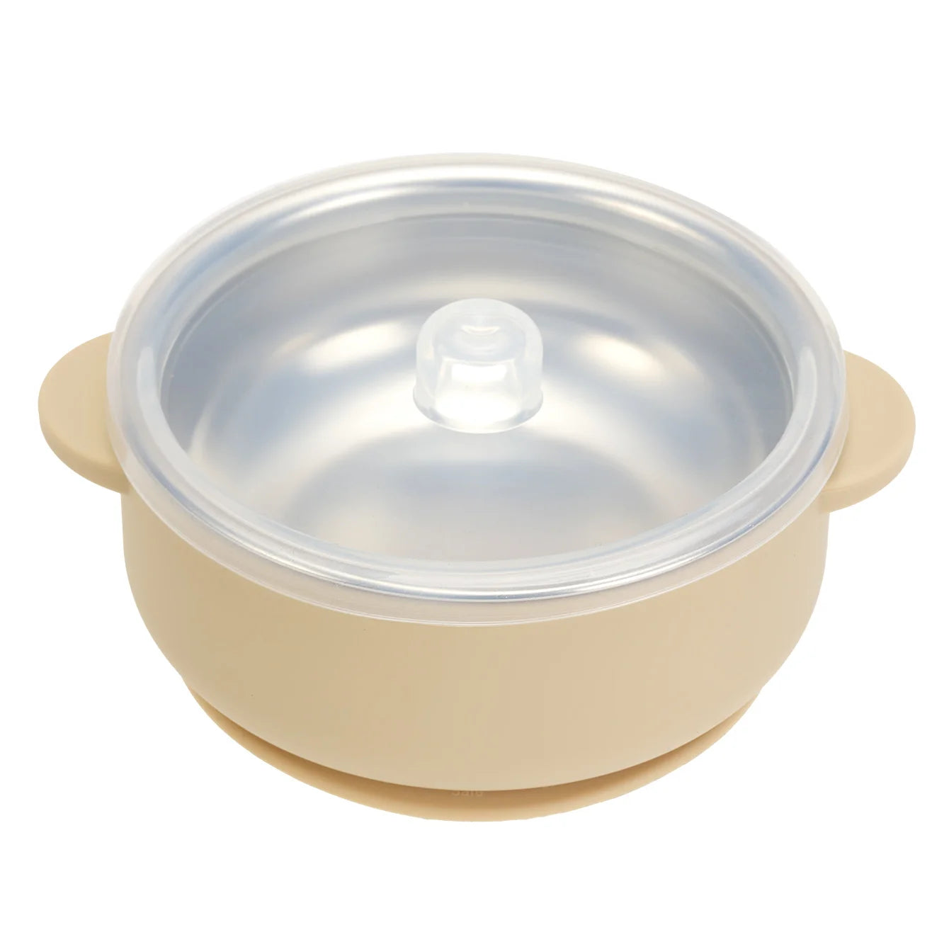 Stainless Steel Silicone Suction Bowl with Lid | Oliver & Company Montessori Toys