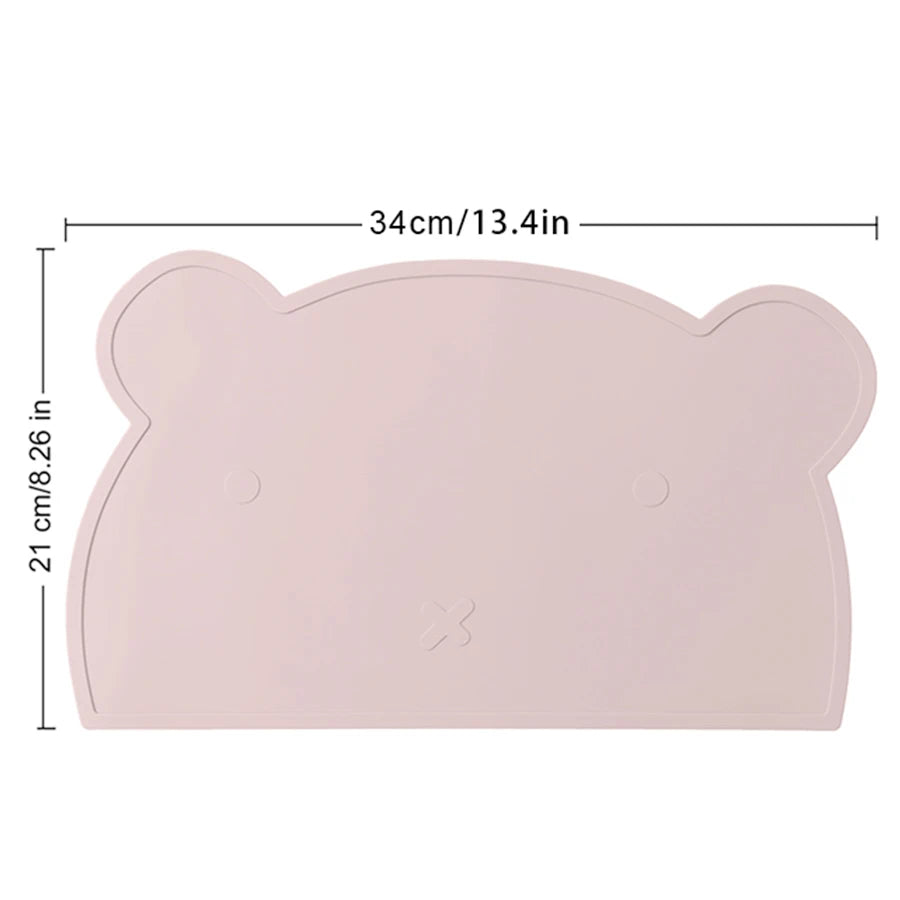 Bear placemat, 34cm wide and 21cm tall