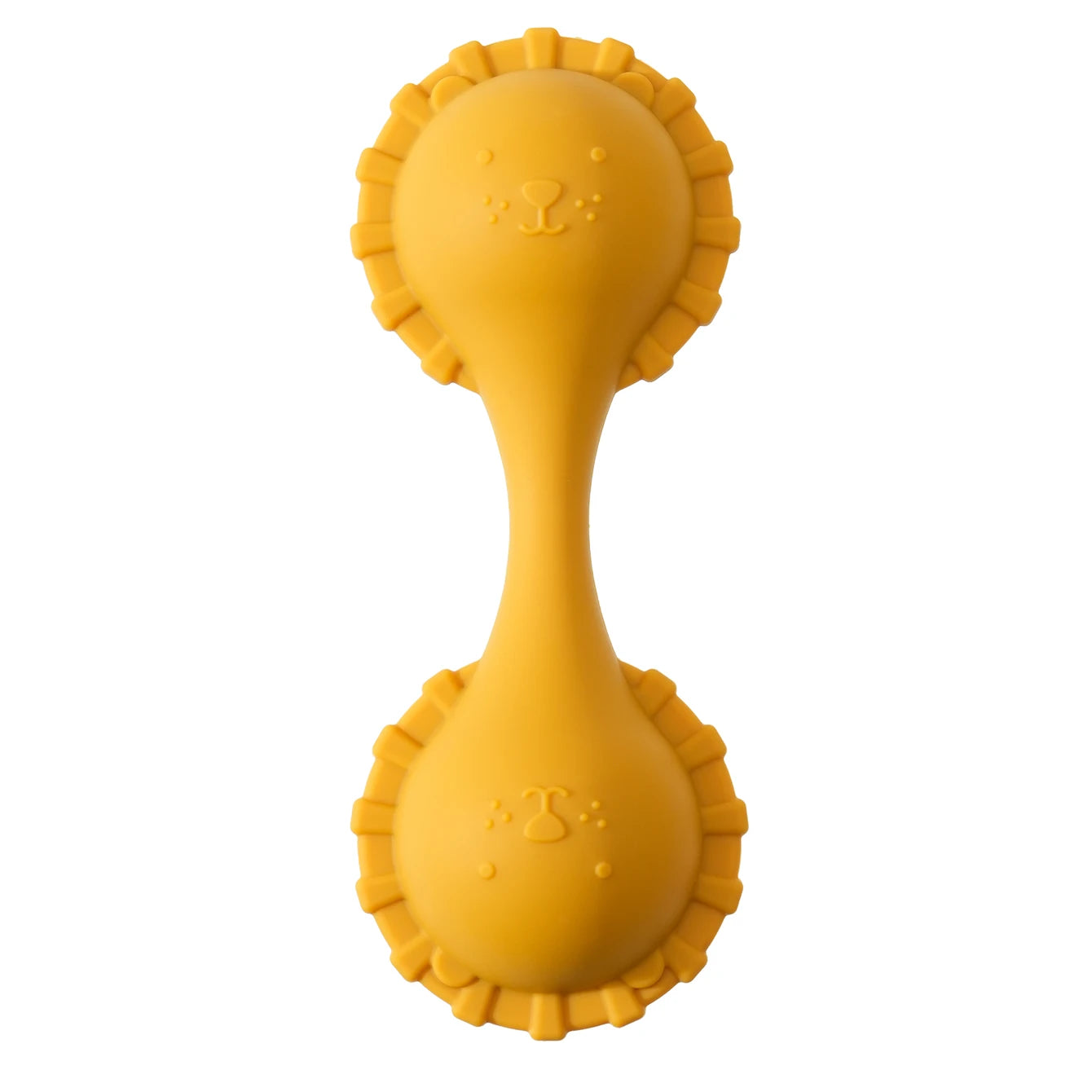 Silicone Cat Teether Rattle | BPA-Free Baby Teething Toy 0-12M | Oliver & Company Montessori Toys