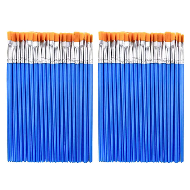 100pcs Paint Brushes Set for Kids | Oliver Montessori Toys