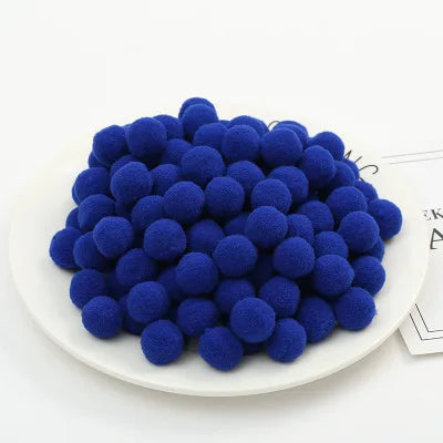 500/2000Pcs Mixed Color Fluffy Soft Colored Pompoms for Crafts