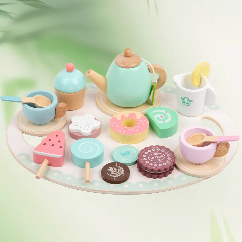 Wooden Tea Party Set - Oliver & Company