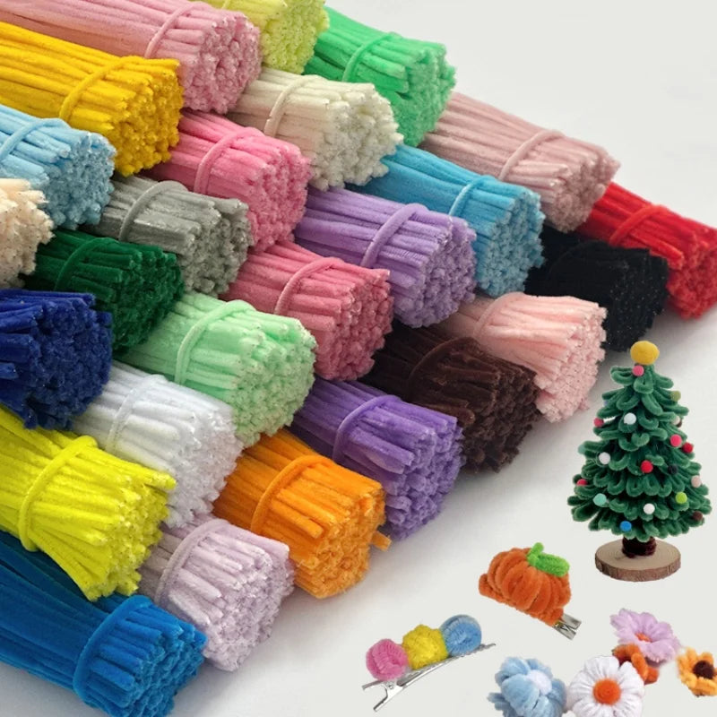 Pipe Cleaners for Kids Crafts – 200/250/350 Piece Color Sets 

