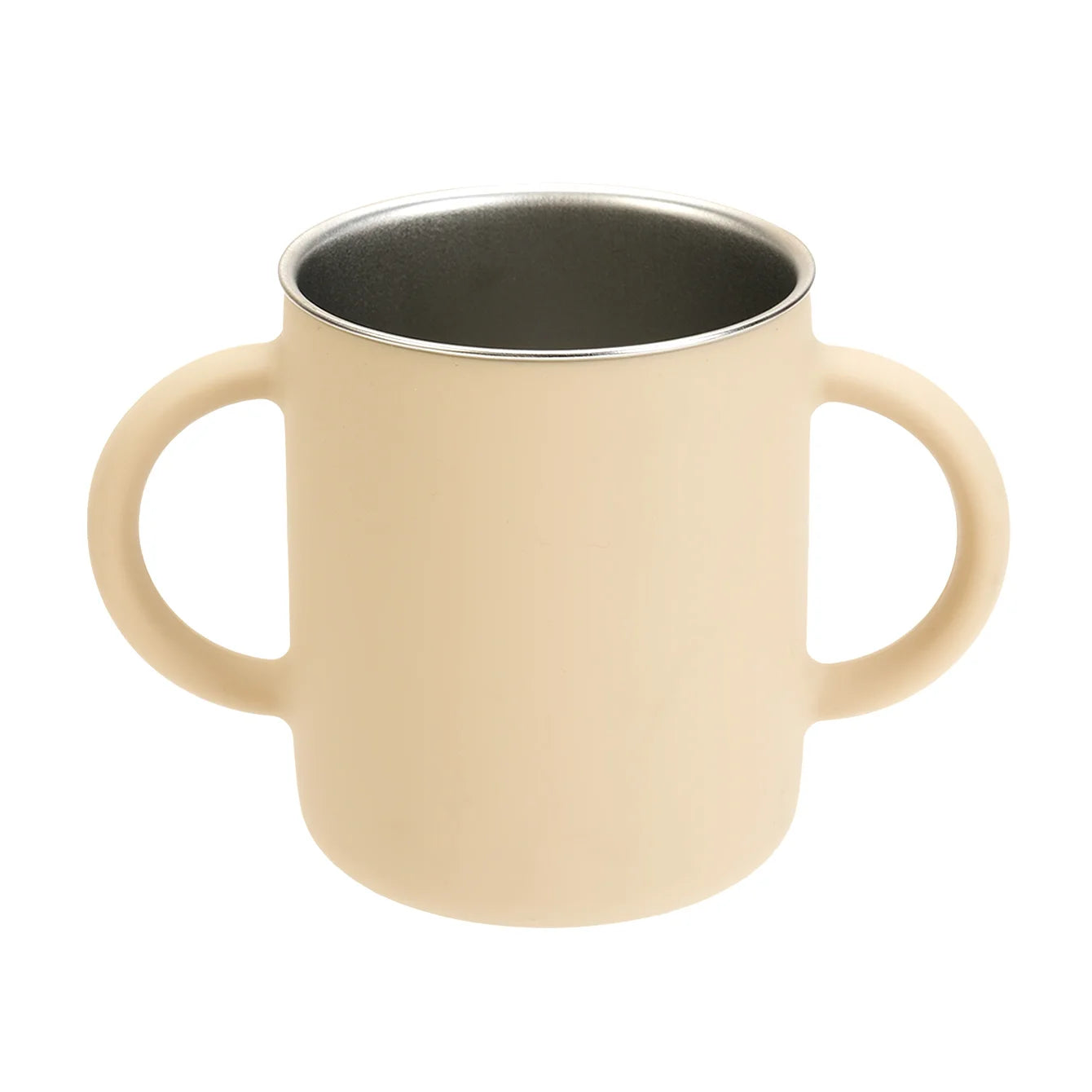 2-in-1 Silicone Baby Cup with Detachable Stainless-Steel Inner | Oliver & Company Montessori Toys