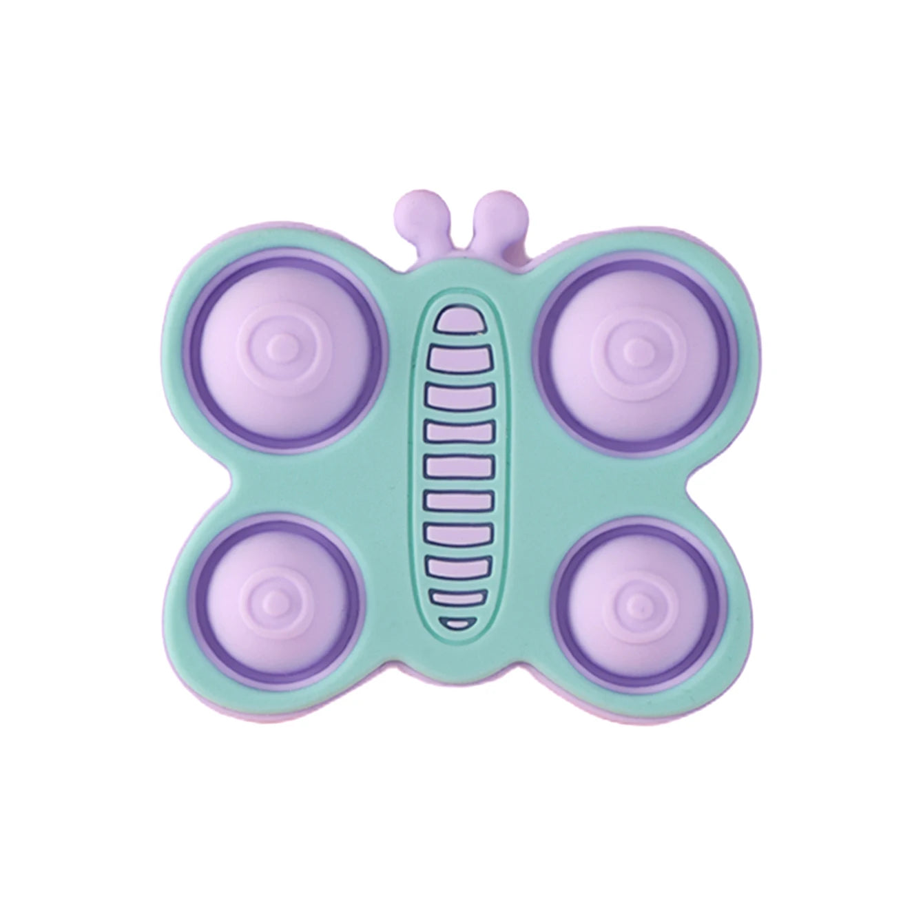 Mint butterfly pop silicone teether