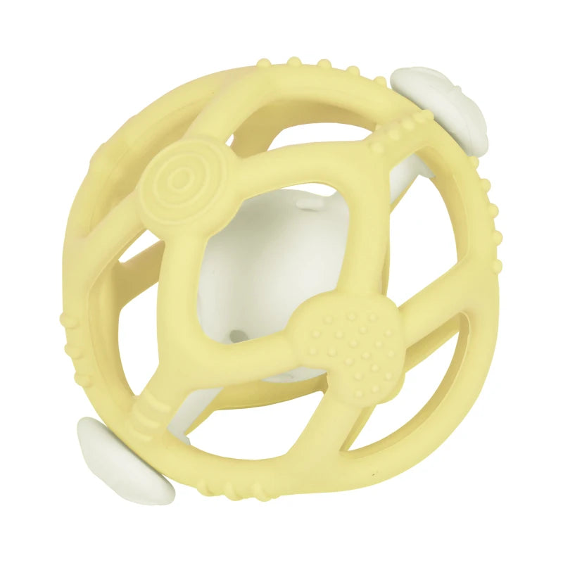 Textured Silicone Rattle Ball