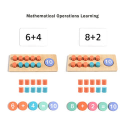 Ten Frame Sets Math Game | Oliver & Company Montessori Toys