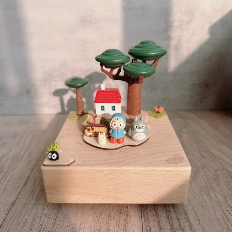 Wooden Carousel Music Box – Wind-Up Gift for Kids & Collectors | Oliver & Company Montessori Toys