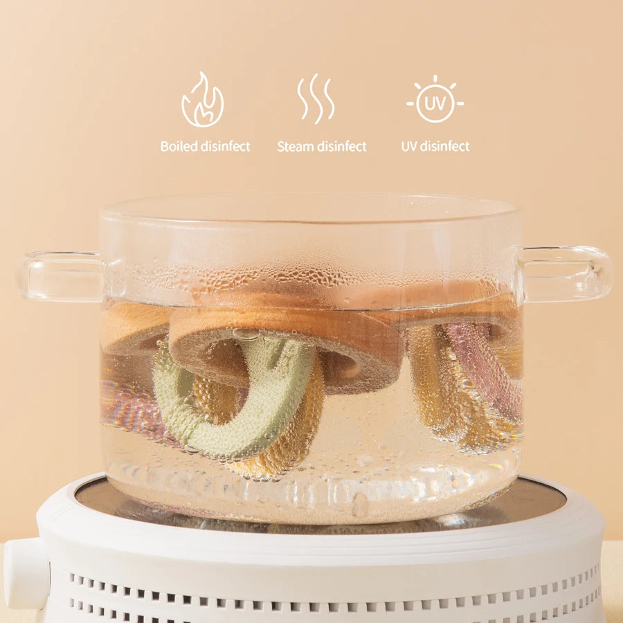 Elephant Silicone & Wooden Teether Ring 