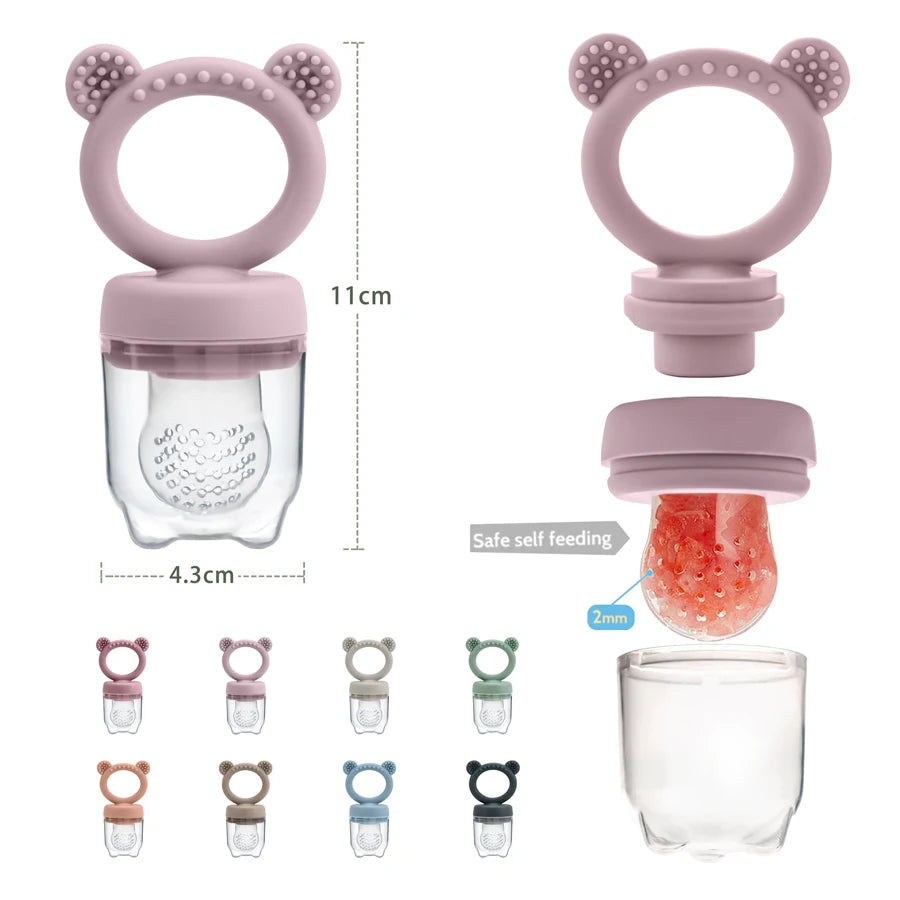 Bear food feeder, 11cm tall and 4.3cm wide