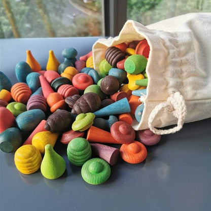 loose parts spilling out of bag