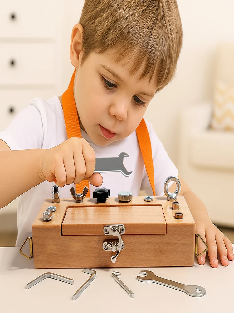 Wooden Screwdriver Board Set – Montessori Tool Toy