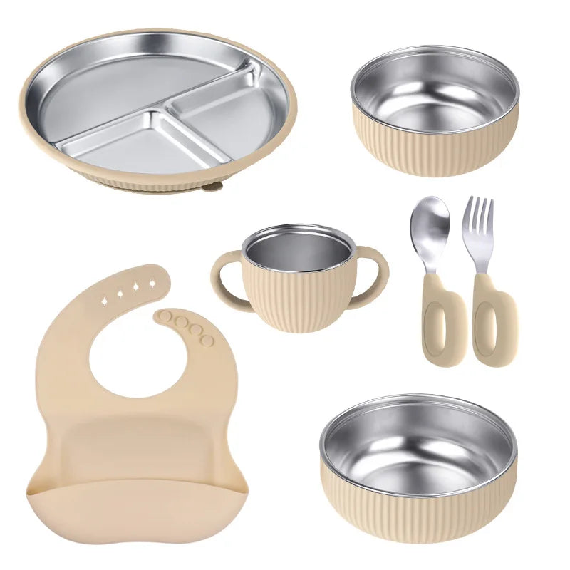 Stainless Steel Baby Feeding Set