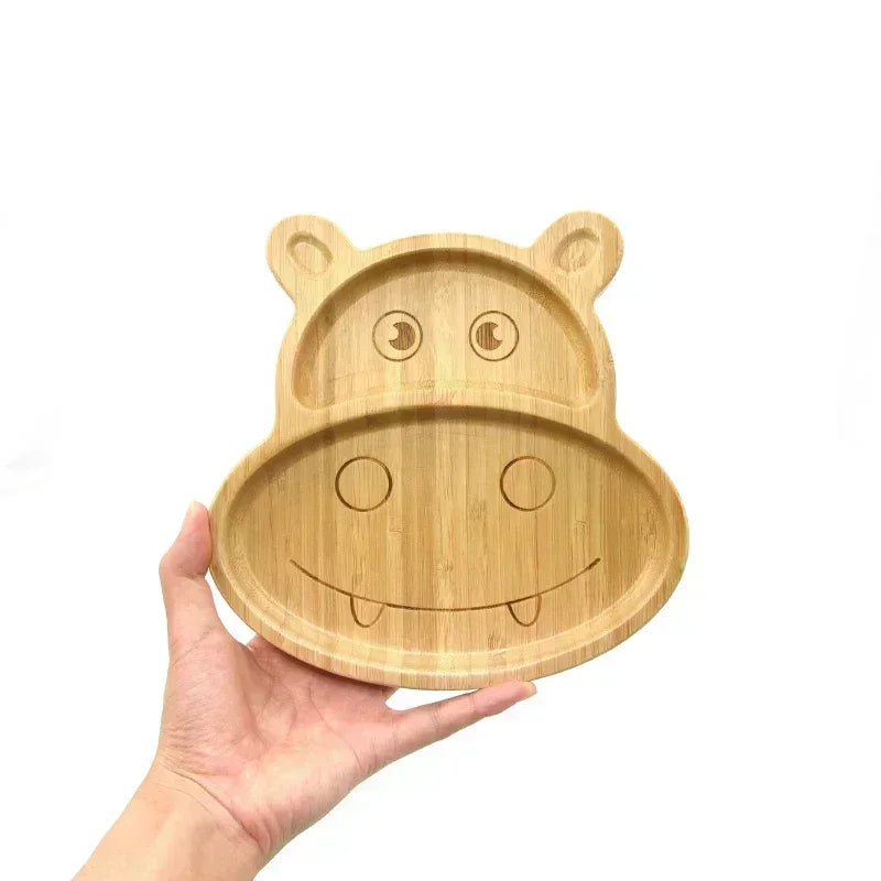 Baby Wooden Dinner Plate | Oliver & Company Montessori Toys