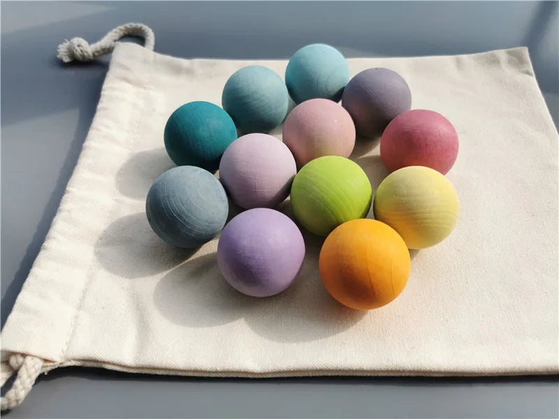 Music Sounding Trees and Marble Run with Balls | Oliver & Company Montessori Toys