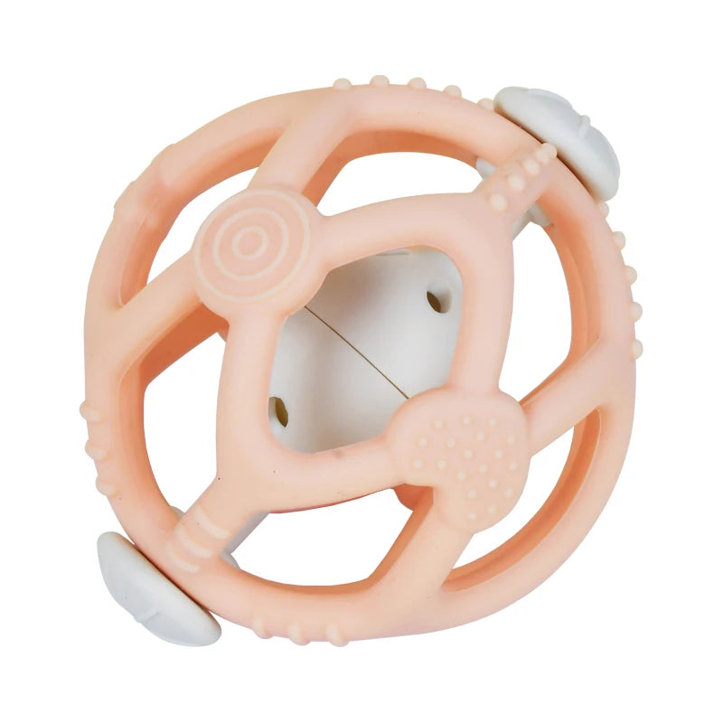 Textured Silicone Rattle Ball