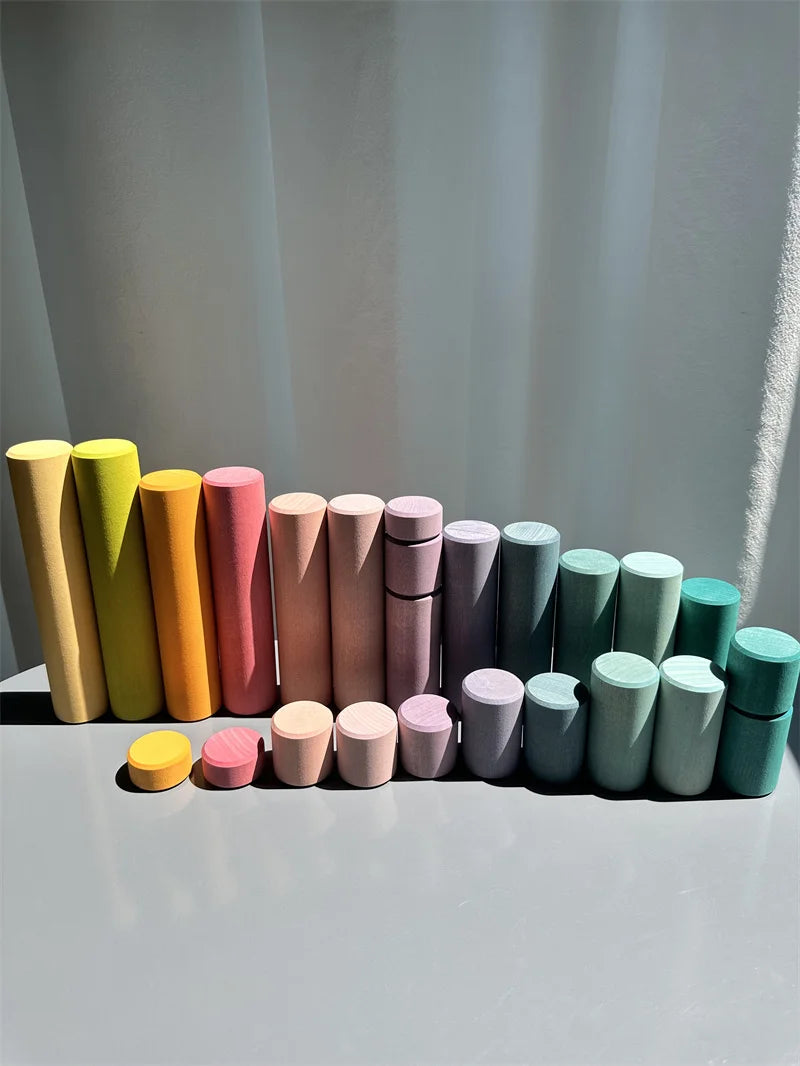 Wooden Building Rollers & Stacking Cylinders