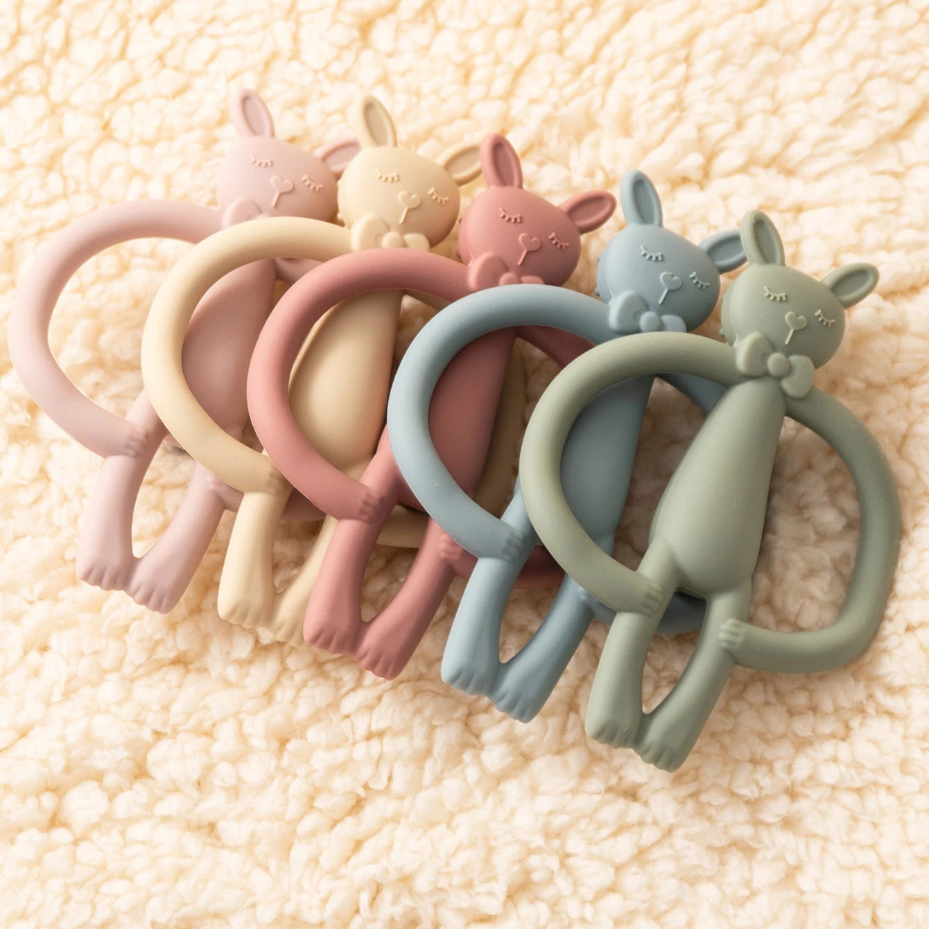 Cartoon Rabbit Silicone Baby Teether