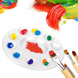 15pcs Round Paint Tray Palettes | Oliver Montessori Toys