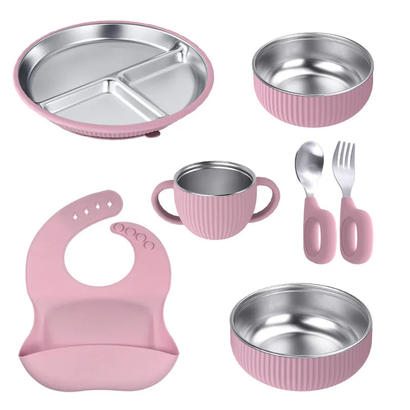 Stainless Steel Baby Feeding Set