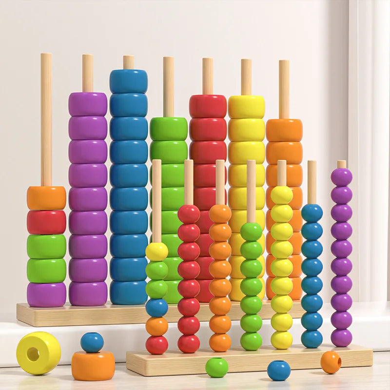 Wooden Rainbow Abacus