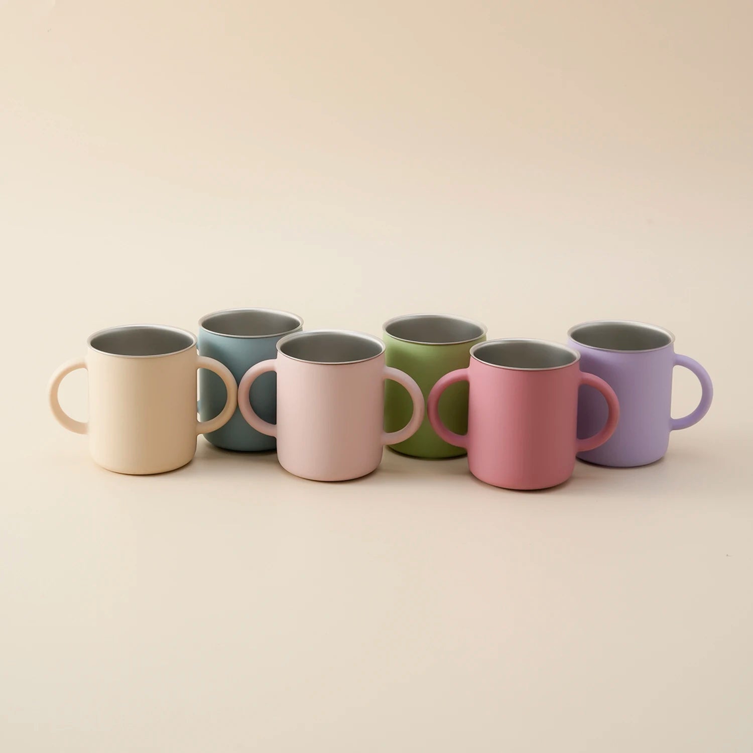 2-in-1 Silicone Baby Cup with Detachable Stainless-Steel Inner | Oliver & Company Montessori Toys