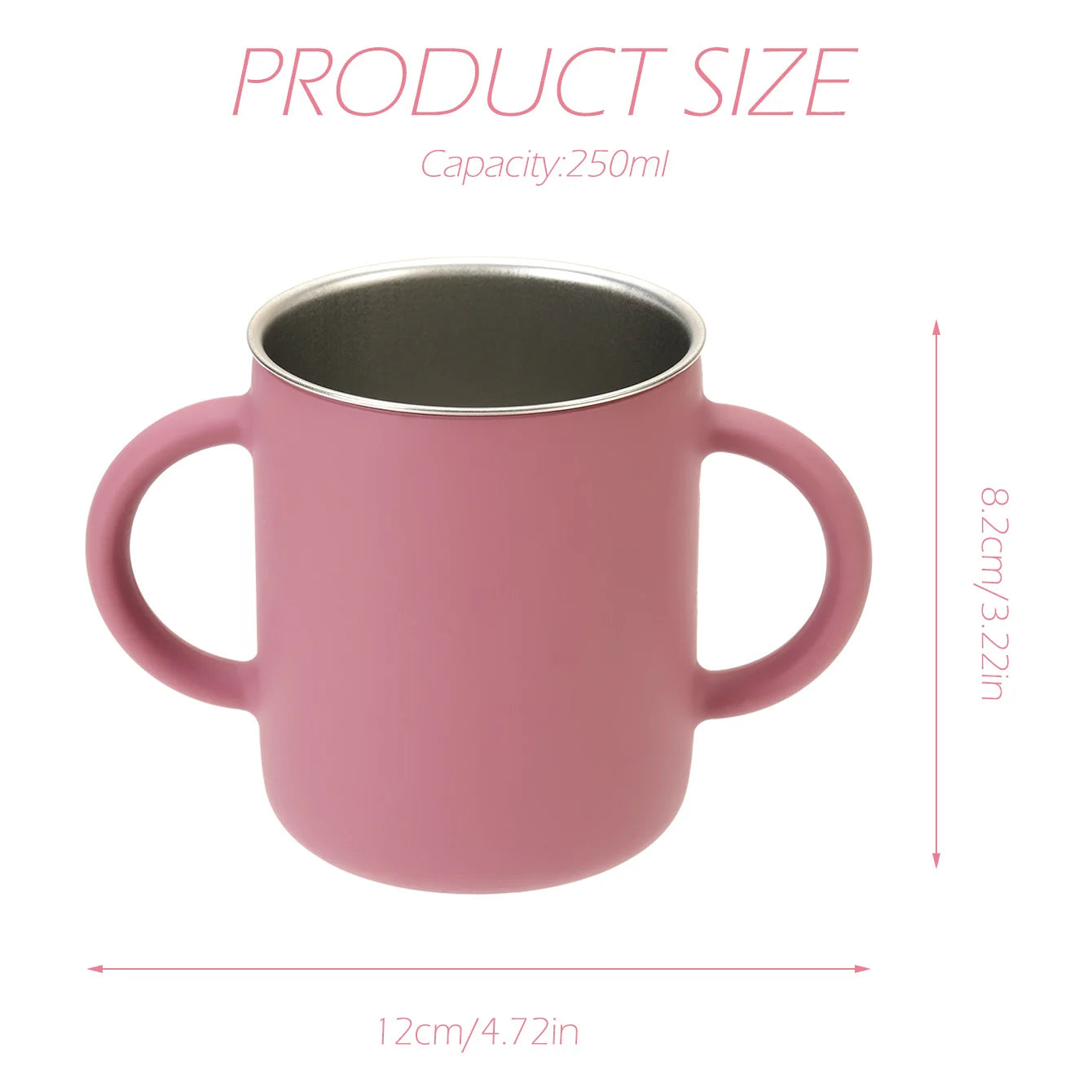 2-in-1 Silicone Baby Cup with Detachable Stainless-Steel Inner | Oliver & Company Montessori Toys