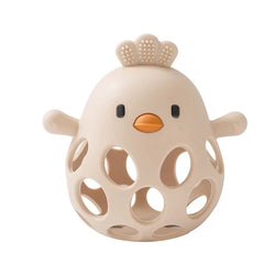 Colorful Cartoon Chicken Baby Silicone Teether | BPA-Free