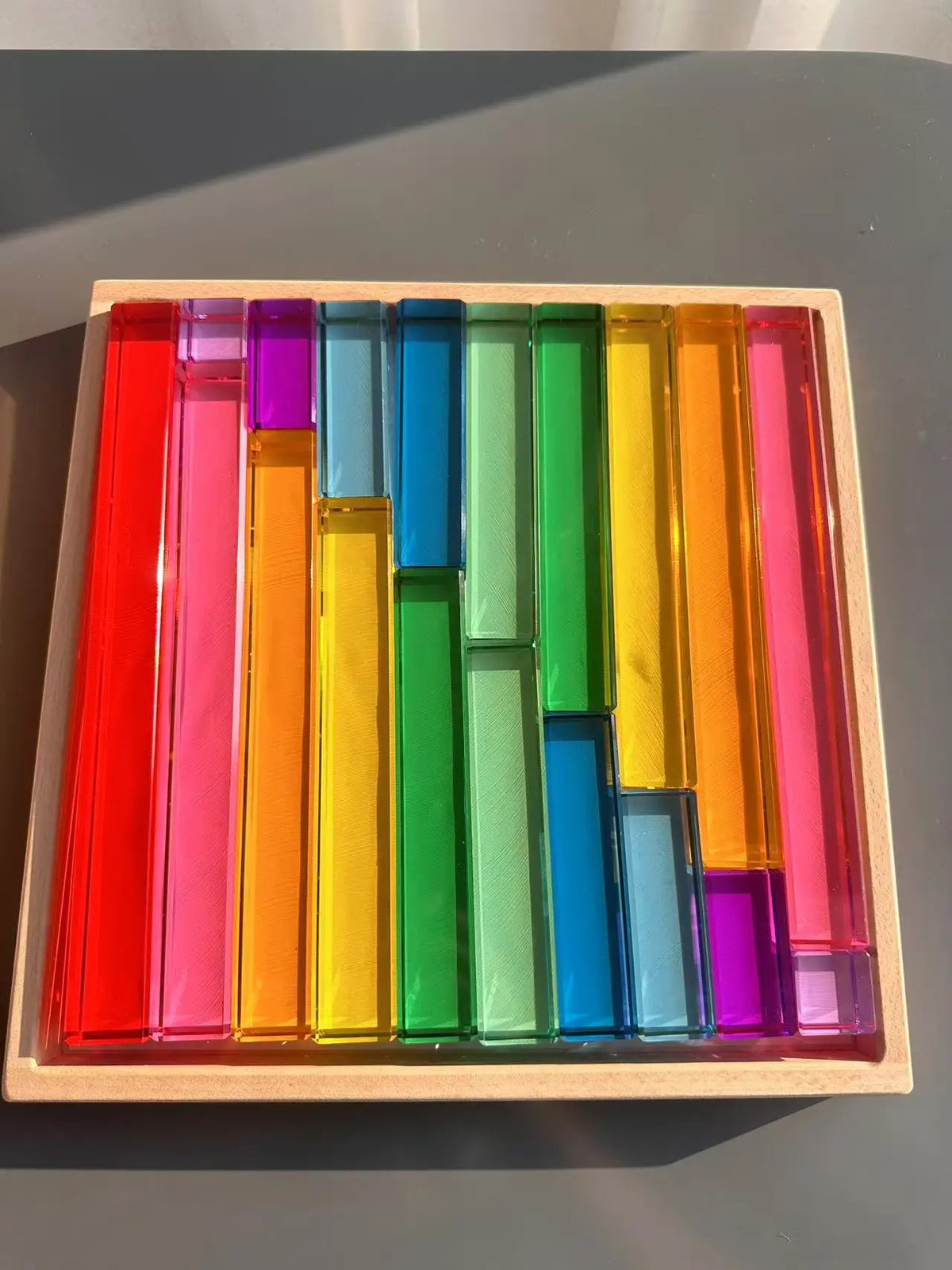 3D Gem Wooden Building Blocks