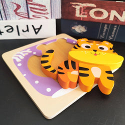 Montessori 3D Wooden Character Puzzles | Oliver Montessori