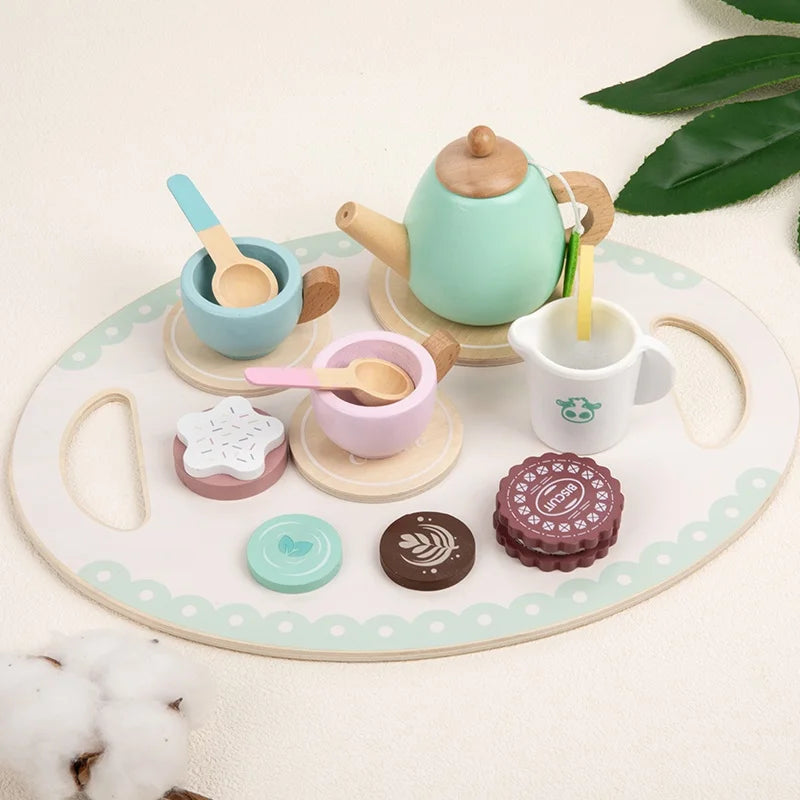 Wooden Tea Party Set - Oliver & Company