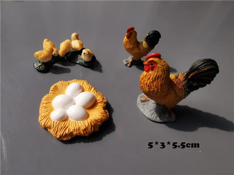 Wooden Life Cycle Learning Board with Figurines